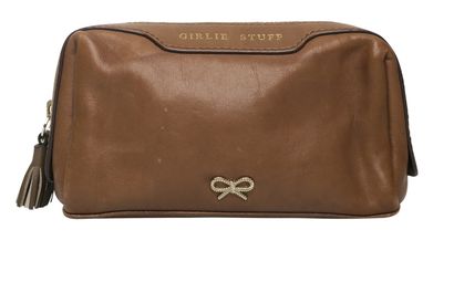 Anya Hindmarch Tassel Zip Pouch, front view